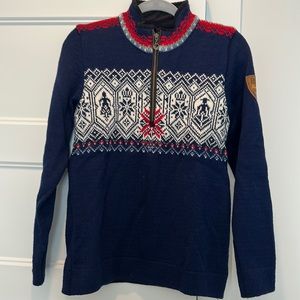 Dale of Norway Half Zip Wool Sweater